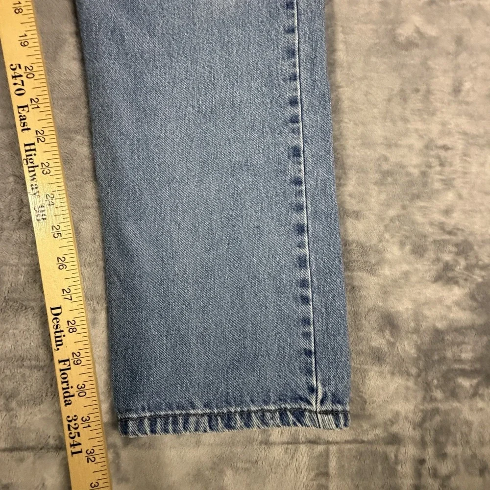 Vtg Levis 505 Jeans Men 34x32 Blue Denim Light Wash Straight Leg Regular Fit Y2K